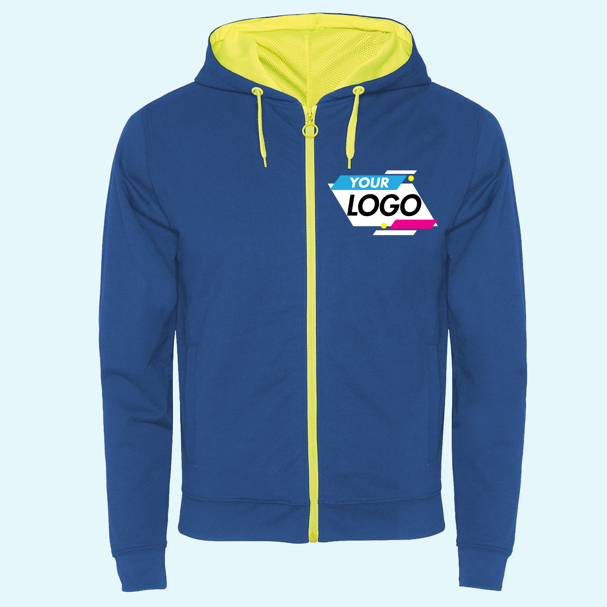 Custom Zippered Hoodie - R1105