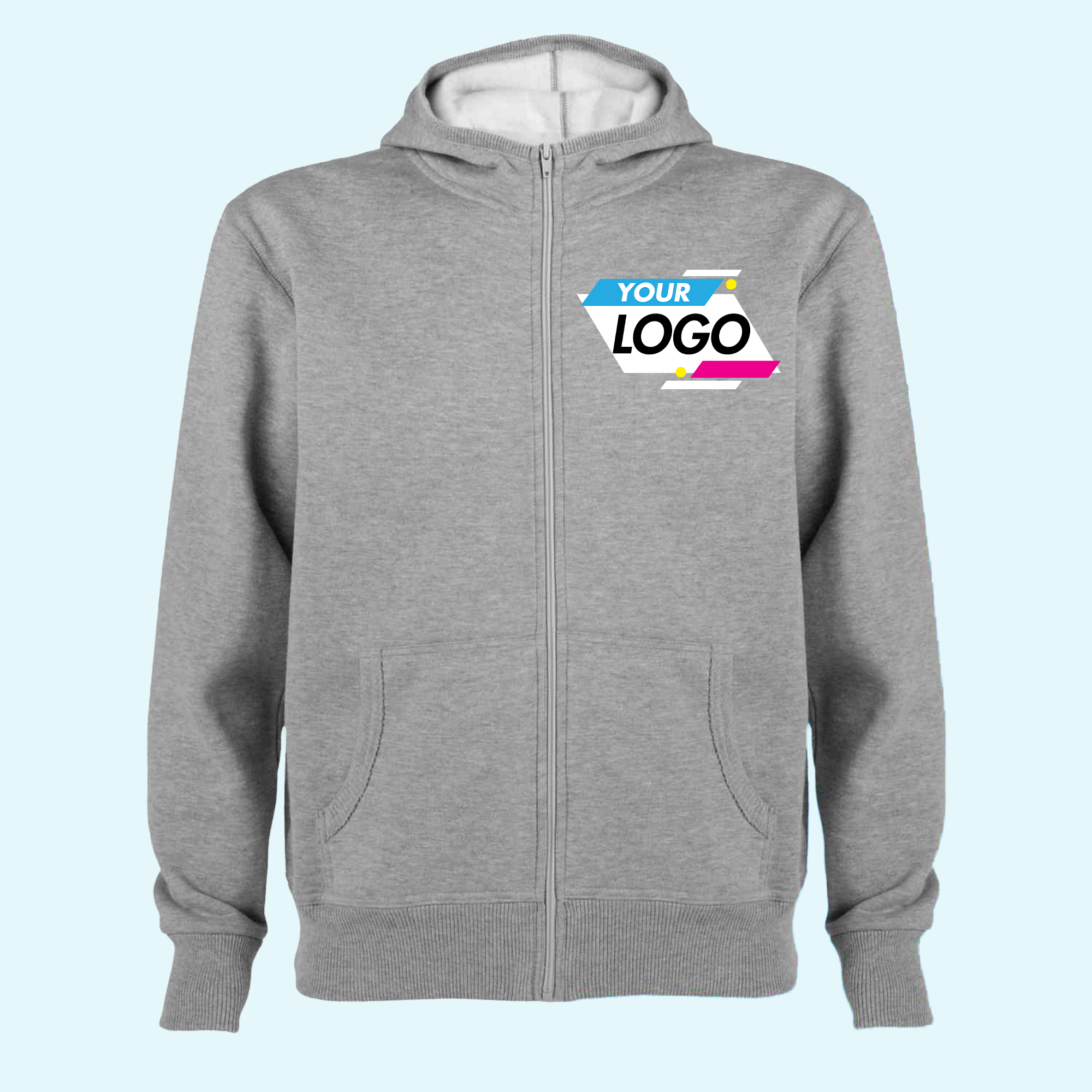 Custom Zippered Hoodie