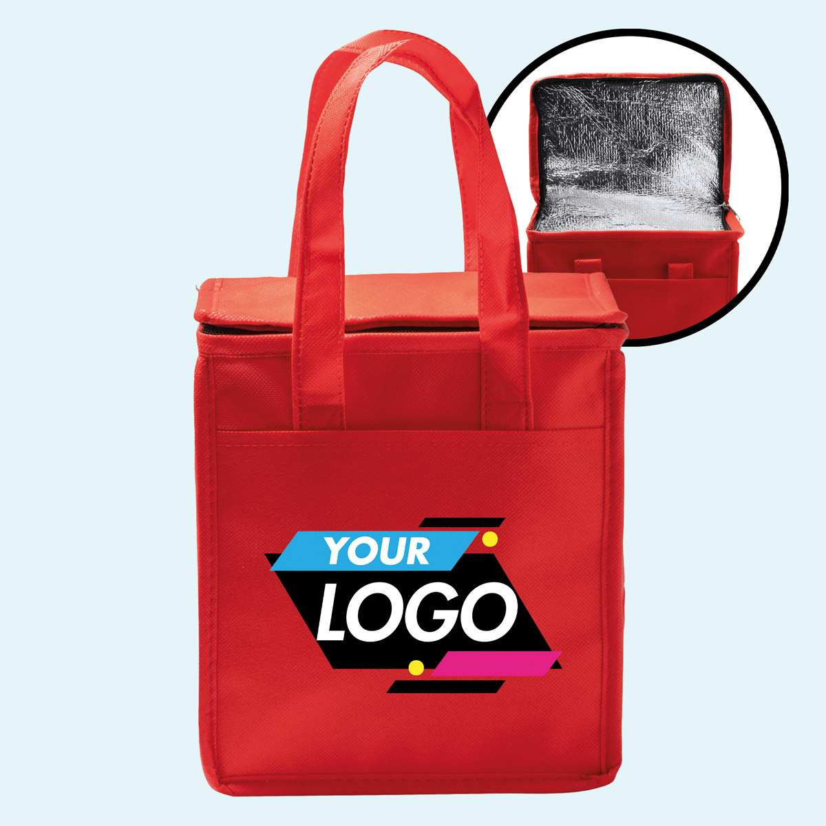 Cooler made of non-woven fabric